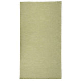 Vidaxl extérieur tapis plat tissé 80x150 cm vert