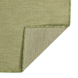 Vidaxl extérieur tapis plat tissé 80x150 cm vert