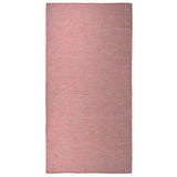 Vidaxl extérieur tapis plat tissé 100x200 cm rouge