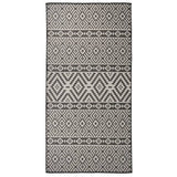 Vidaxl Tapis extérieur avec motif de 100x200 cm à plat.