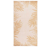 Vidaxl Tapis extérieur avec motif de feuille tissé plat 80x150 cm