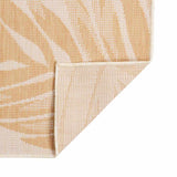 Vidaxl Tapis extérieur avec motif de feuille tissé plat 80x150 cm