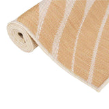 Vidaxl Tapis extérieur avec motif de feuille tissé plat 80x150 cm