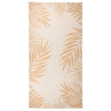 Vidaxl Tapis extérieur avec motif de feuille tissé plat 100x200 cm
