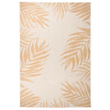 Vidaxl Tapis extérieur avec motif de feuilles tissée plate 160x230 cm