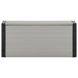 Vidaxl Garden Waste Bin 85x34x40 cm Gray