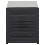 Vidaxl Garden Waste Bin 85x34x40 cm Gray