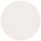 Vidaxl tafelblad ø70x2,5 cm massief grenenhout wit