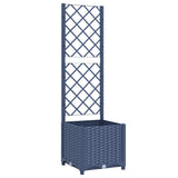 Vidaxl Plannet avec Trellis Blue Grey 40x40x136 cm pp