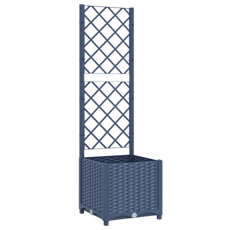 Vidaxl Plannet avec Trellis Blue Grey 40x40x136 cm pp