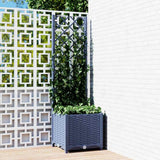 Vidaxl Plannet avec Trellis Blue Grey 40x40x136 cm pp