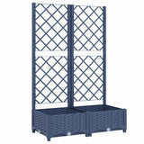 Vidaxl Plannet avec slat 80x40x121,5 cm en polypropène gris foncé