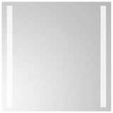 Miroir de salle de bain Vidaxl LED 40x40 cm