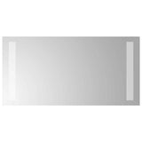 Miroir de salle de bain Vidaxl LED 40x20 cm