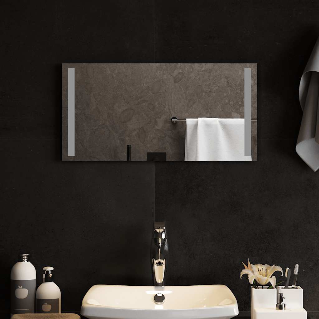 Miroir de salle de bain Vidaxl LED 60x30 cm