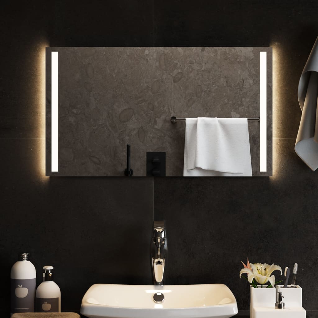 VIDAXL Specchio da bagno LED 70x40 cm