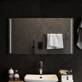 VIDAXL Specchio da bagno LED 90x50 cm