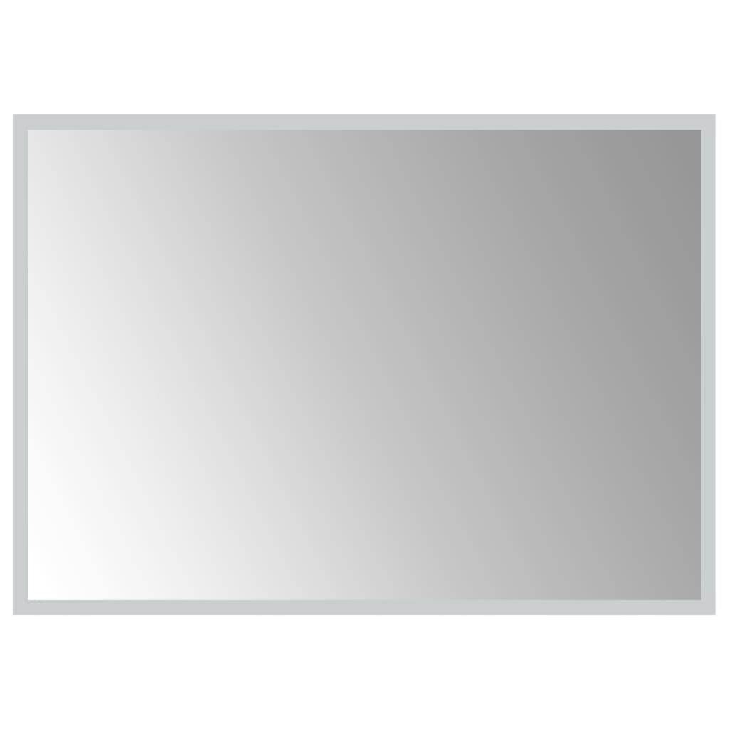 Miroir de salle de bain Vidaxl LED 70x50 cm