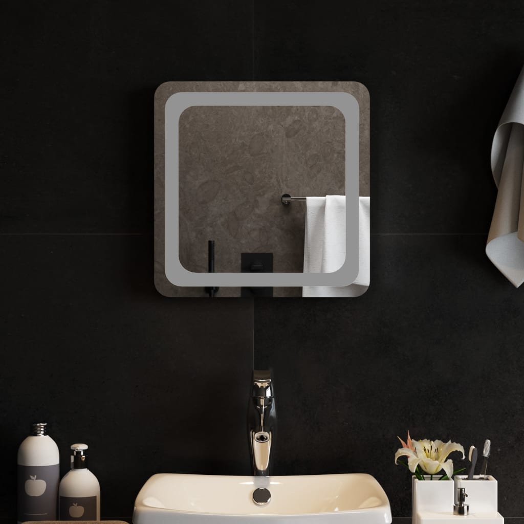 Vidaxl Specchio da bagno LED 40x40 cm