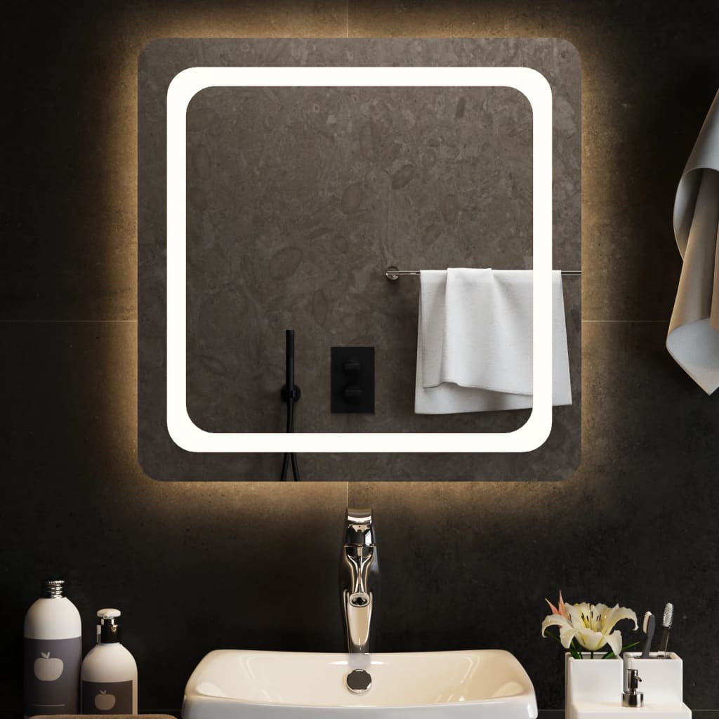 Vidaxl Bathroom Mirror LED 60x60 cm