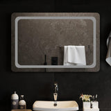 LED de espejo de baño Vidaxl 90x60 cm