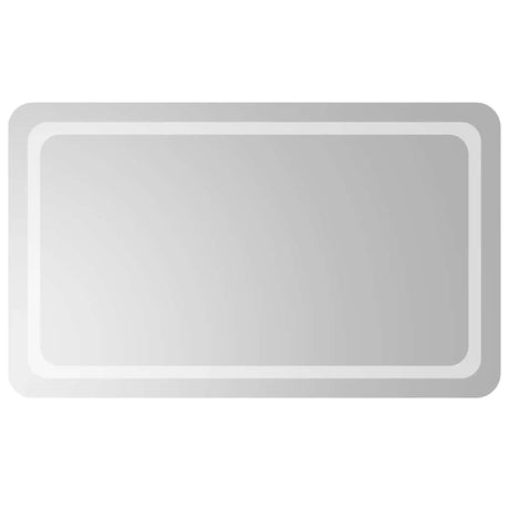Miroir de salle de bain Vidaxl LED de 100x60 cm