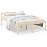 Vidaxl seniorenbed massief grenenhout wit 120x190 cm