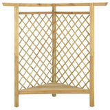 Vidaxl Pergola d'angle avec canapé 166x81x174 cm en bois de pin imprégné