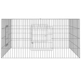 Vidaxl Cage de lapin 110x110x55 cm fer galvanisé