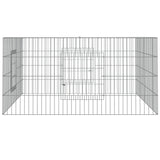 Vidaxl Cage de lapin 110x110x55 cm fer galvanisé