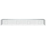 Cage de lapin vidaxl avec 4 panneaux 433x109x54 cm fer galvanisé