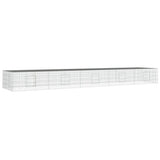 Cage de lapin vidaxl avec 5 panneaux 541x109x54 cm fer galvanisé