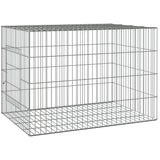 Vidaxl Cage de lapin 78x54x54 cm fer galvanisé