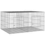 Cage de lapin vidaxl avec 2 panneaux 110x79x54 cm fer galvanisé