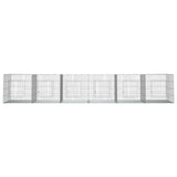 Vidaxl Rabbit Cage with 6 panels 327x79x54 cm galvanized iron