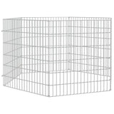 Vidaxl Animal Shelter 6 panneaux 54x60 cm fer galvanisé