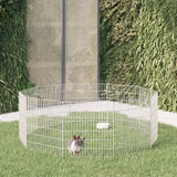 Vidaxl Animal Shelter 10 paneler 54x60 cm galvaniseret jern