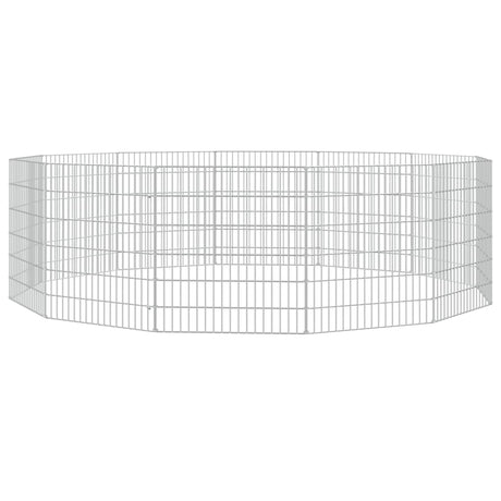 Vidaxl Animal Storage 12 panneaux 54x60 cm fer galvanisé