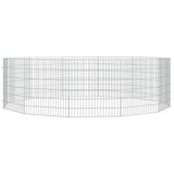 Vidaxl Animal Storage 12 panneaux 54x60 cm fer galvanisé