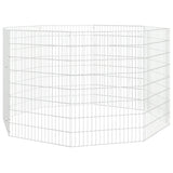 Vidaxl Recinto animal 8 paneles 54x80 cm de hierro galvanizado