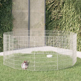 Vidaxl Animal Set 12 paneler 54x80 cm galvaniseret jern