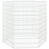 Vidaxl Refugio de animales 6 paneles 54x100 cm de hierro galvanizado