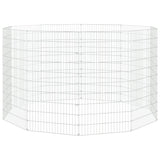 Vidaxl Recinto animal 10 paneles 54x100 cm de hierro galvanizado