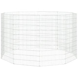 Vidaxl Recinto animal 10 paneles 54x100 cm de hierro galvanizado