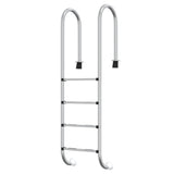 Échelle de piscine Vidaxl 54x38x184.5 cm 304 Acier inoxydable