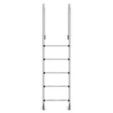 VidaXL Zwembadladder 54x38x211 cm 304 roestvrij staal