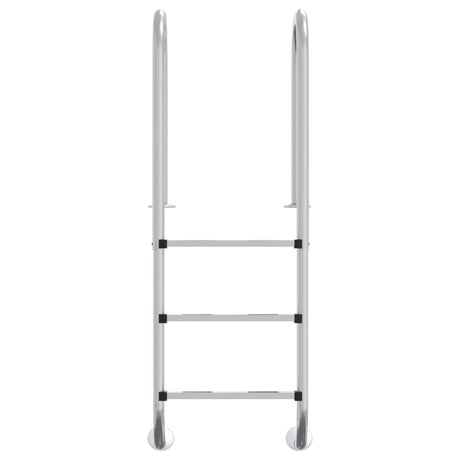 Échelle de piscine Vidaxl 54x38x158 cm 304 en acier inoxydable