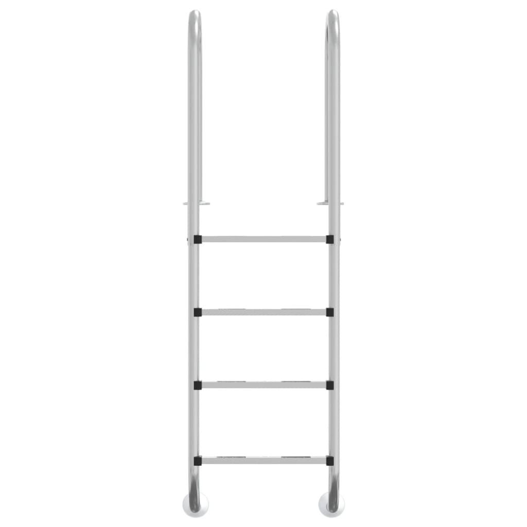 Échelle de piscine Vidaxl 54x38x184.5 cm 304 Acier inoxydable