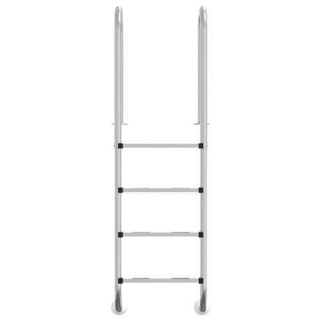 Échelle de piscine Vidaxl 54x38x184.5 cm 304 Acier inoxydable