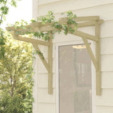 Vidaxl 318569 Door canopy 100x100x80 cm impregnated pine wood